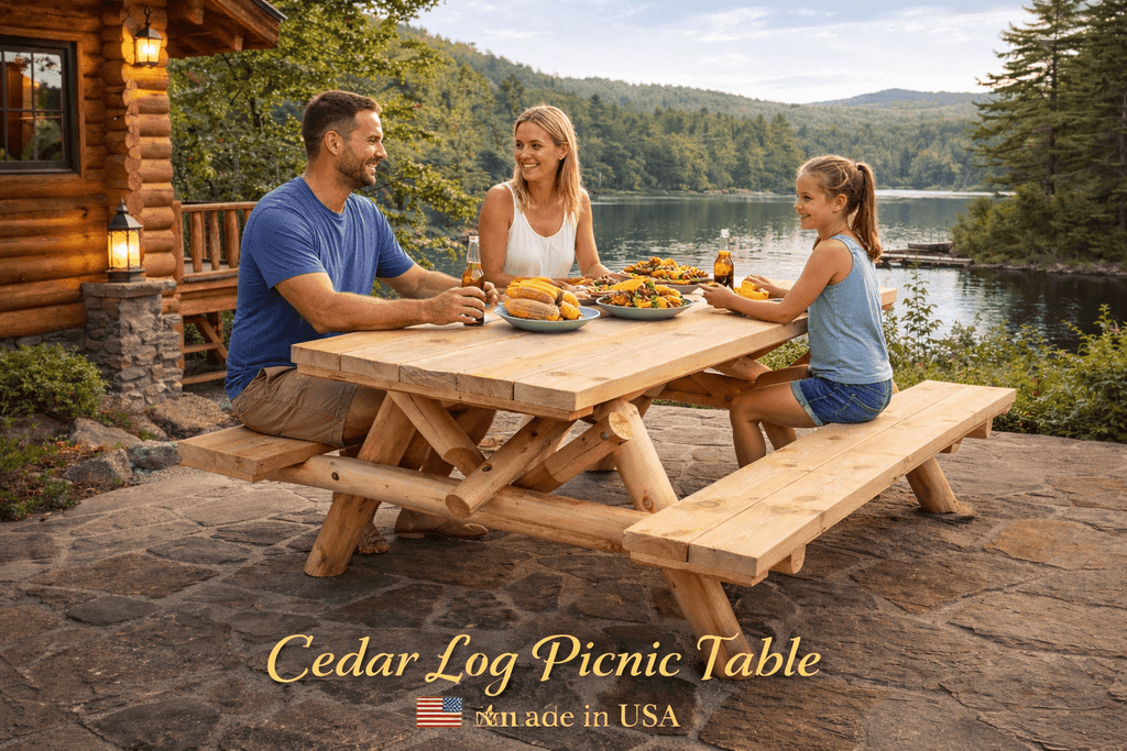 Outdoor Farmhouse Dining Table - HearthHub
