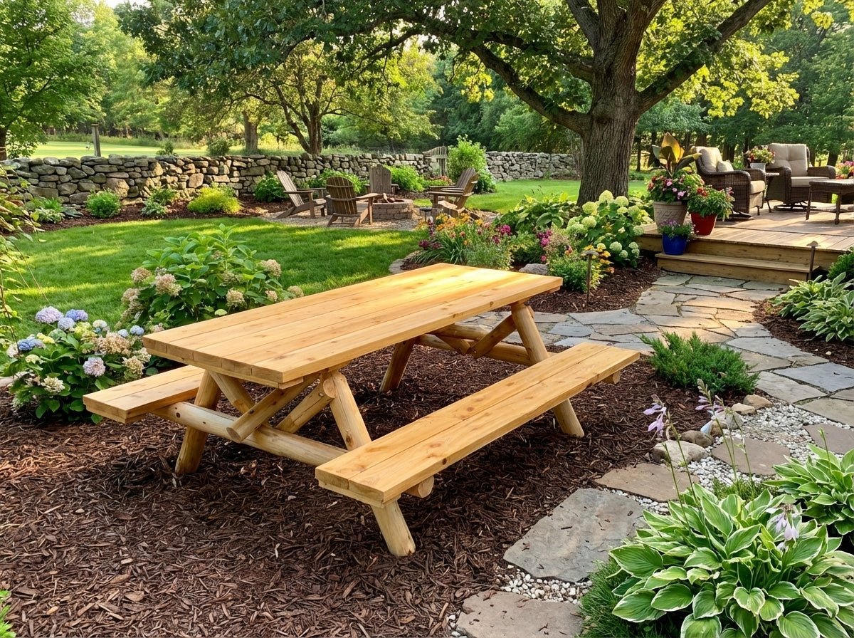 Outdoor Farmhouse Dining Table - HearthHub
