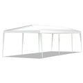 10 x 30 Feet Gazebo Canopy Tent with Connection Stakes and Wind Ropes - HearthHub