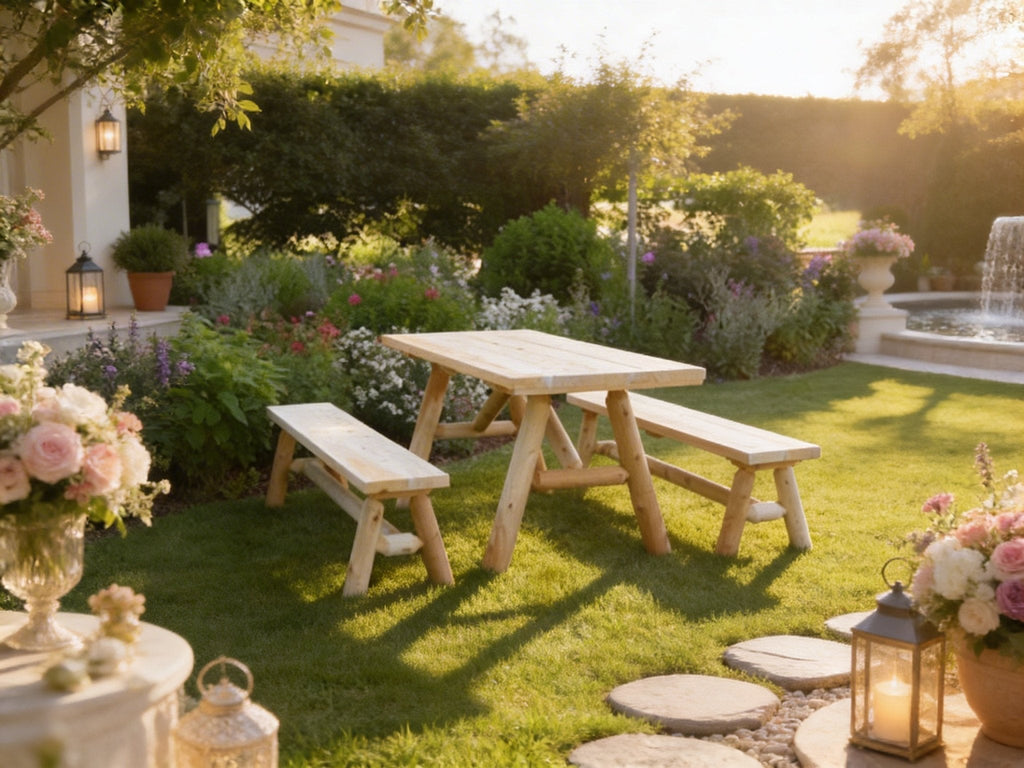 Solid Wood Farmhouse Dining Table - HearthHub