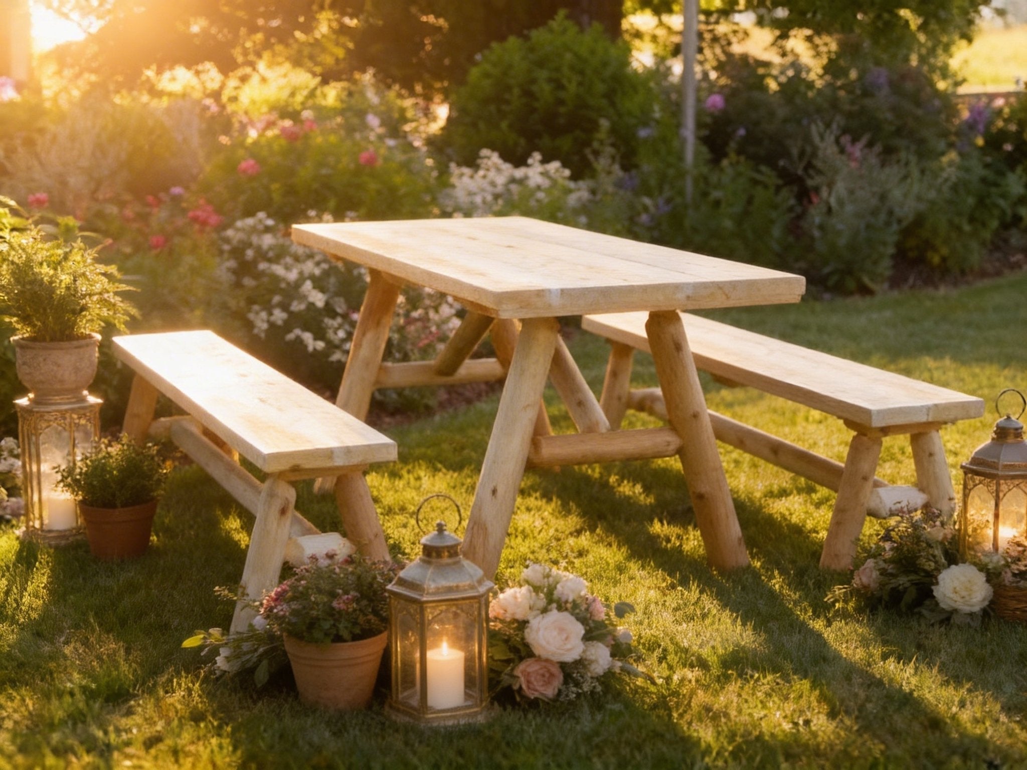Solid Wood Farmhouse Dining Table - HearthHub