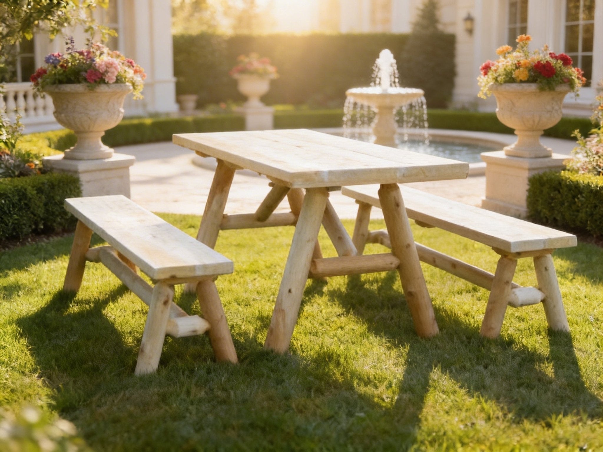 Solid Wood Farmhouse Dining Table - HearthHub