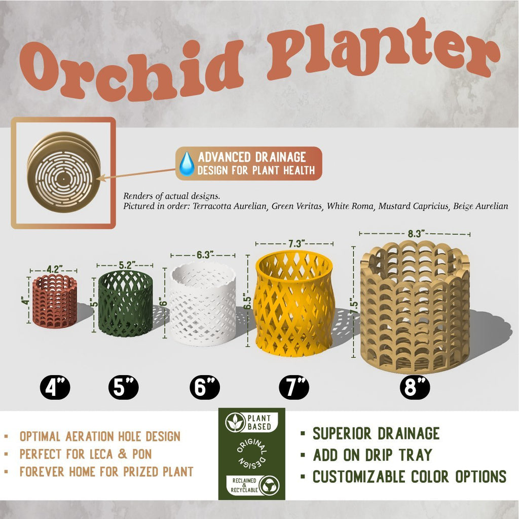 Capricious Orchid Planter Pot - HearthHub